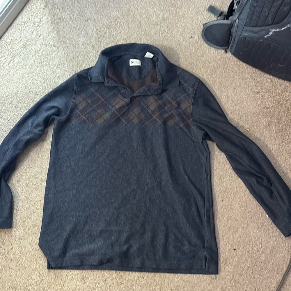 Argyle print long sleeve